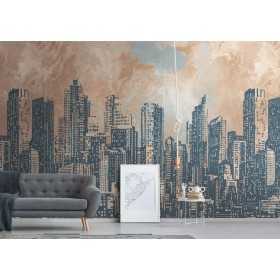 POSTER 3D PHOTO MURALE VILLE DESIGN MODERNE 393331 POSTER 3D PHOTO MURALE DESIGN MODERNE 3D