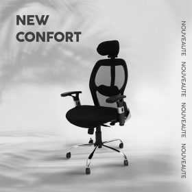 CHAISE DE BUREAU NEW CONFORT CHAISE BUREAU
Catégories : Chaise Bureautique, Meuble & chaise