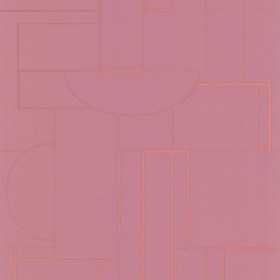 PAPIER PEINT TUNISIE DECORATION D'INTERIEUR EFFET 3D COLOR BLOCK ROSE FANÉ - 51223103