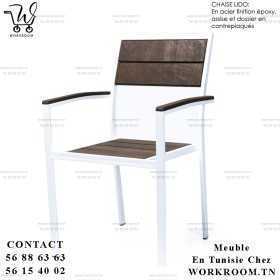 VENTE CHAISE CHEZ WORKROOM TN PRIX PAS CHER EN TUNISIE

CHAISE LIDO AVEC ACCOUDOIR EN TUNISIE