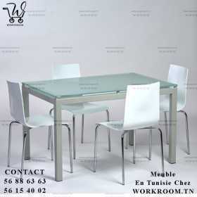 TABLE PAS CHER EN TUNIS TUNISIE CHEZ WORKROOM TN
TABLE AGATHA vitre coloré EN TUNISIE