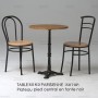 TABLE PARISIENNE EN TUNISIE

Table en ISOTOP OU HPL avec socle en fonte peinture epoxy