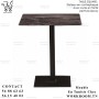 TABLE SQUARE ISOTOP OU HPL CARRÉE 70/70 CM EN TUNISIE

Table en isotop / HPL avec socle en acier peint