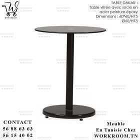 TABLE DAKAR H75 EN ISOTOP EN TUNISIE TABLE DAKAR H75 EN ISOTOP EN TUNISIE
Table en ISOTOP avec socle en acier peint