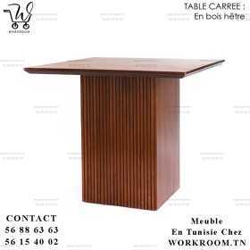TABLE CARREE 80 CM BOIS HÊTRE EN TUNISIE

Table Carree : en bois hêtre