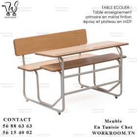 TABLE ECOLIER 2 PLACES POUR ENSEIGNEMENT EN TUNISIE VENTE MEUBLE CHEZ WORKROOM TN PRIX PAS CHER EN TUNISIE
TABLE ECOLIER 2 PLACES POUR ENSEIGNEMENT EN TUNISIE