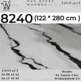 PANNEAU MARBRE PVC EP 3 MM 8242 TUNISIE PANNEAU MARBRE PVC EP 3 MM 8242 TUNISIE
Panneau mural pour décoration intérieure feuille de marbre pvc EP 3 MM