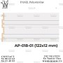 PANEL polystyrène EFFET BOIS BLANC EN AP-018-01 TUNISIE

Panneaux effet bois

2,9M*0,12
