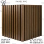 PANEL PVC EFFET BOIS DECORATION MURALE EN TUNISIE

Panneaux effet bois