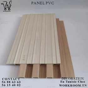 PANEL PVC EFFET BOIS MARRON CLAIRE REVETEMENT MURAL EN TUNISIE PANEL PVC EFFET BOIS MARRON CLAIRE REVETEMENT MURAL EN TUNISIE
Intérieur: 2,9M*0.17 PVC