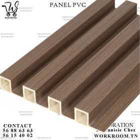 PANEL PVC effet bois marron HABILLAGE MURAL EN TUNISIE 01

Intérieur: 2,9M*0.17 PVC