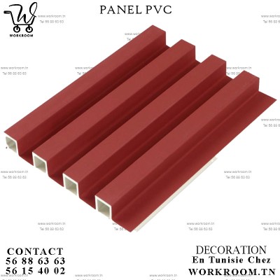 PANEL PVC COMPOSITE couleur ROUGE HABILLAGE MURAL EN TUNISIE

Intérieur: 2,9M*0.17 PVC