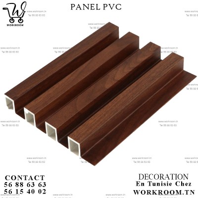 PANEL PVC COMPOSITE couleur BOIS HABILLAGE MURAL EN TUNISIE

Intérieur: 2,9M*0.17 PVC