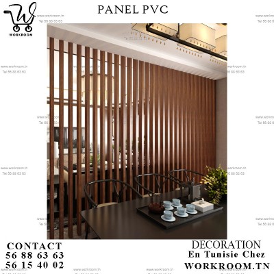 PANEL PVC TUBE Carré DECORATION INTERIEUR EN TUNISIE

Intérieur et Exterieur : 5 CM / 5 CM * 2.9 M PVC