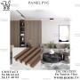 PANEL PVC couleur BOIS MARRON DECO MURALE EN TUNISIE

Intérieur: 2,9M*0.17 PVC