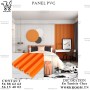 PANEL PVC couleur Orangé DECO MURALE EN TUNISIE

Intérieur: 2,9M*0.17 PVC