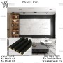 PANEL PVC couleur noir DECO MURALE EN TUNISIE

Intérieur: 2,9M*0.17 PVC