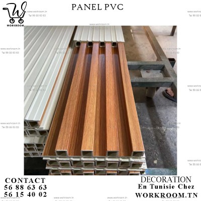 PANEL PVC effet bois EN TUNISIE DECO MURALE TN

Intérieur: 2,9M*0.17 PVC