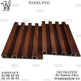 PANEL PVC effet bois marron foncé EN TUNISIE DECO MURALE TN

Intérieur: 2,9M*0.17 PVC