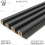 PANEL PVC EN TUNISIE couleur noir DECO MURALE TN

Intérieur: 2,9M*0.17 PVC