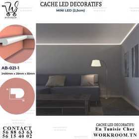 CACHE LED DECORATIF PVC EN TUNISIE REF AB-021-1 CACHE LED DECORATIF PVC EN TUNISIE REF AB-021-1