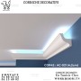 CORNICHE PVC DECORATIF CACHE LED PVC EN TUNISIE REF AC-021