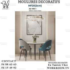 MOULURE PVC DÉCORATIVE EN TUNISIE REF AD-018-1 MOULURE PVC DECORATIF EN TUNISIE REF AD-018-1