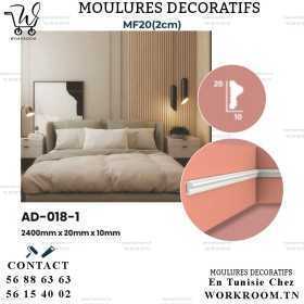MOULURE PVC DÉCORATIVE EN TUNISIE REF AD-018 MOULURE PVC DECORATIF EN TUNISIE REF AD-018