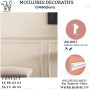 MOULURE PVC DÉCORATIVE BLANC EN TUNISIE REF AD-021-1