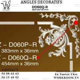 ANGLE DECORATIF PVC EN TUNISIE REF DO60Q-R ANGLE DECORATIF PVC EN TUNISIE REF DO60Q-R