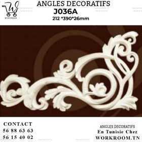 ANGLE DECORATIF PVC EN TUNISIE REF J036A ANGLE DECORATIF PVC EN TUNISIE REF J036A