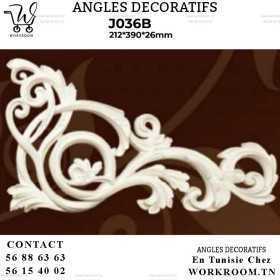 ANGLE DECORATIF PVC EN TUNISIE REF J036B ANGLE DECORATIF PVC EN TUNISIE REF J036B