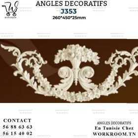 ANGLE DECORATIF PVC EN TUNISIE REF J353 ANGLE DECORATIF PVC EN TUNISIE REF J353