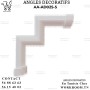 ANGLE DECORATIF PVC EN TUNISIE REF AA-AD025-5