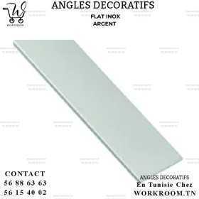 FLAT INOX ARGENT DECORATIF PVC EN TUNISIE FLAT INOX ARGENT DECORATIF PVC EN TUNISIE