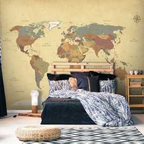 POSTER TUNISIE PHOTO MURALE MAP 3D 10973