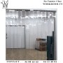 Rideau Lanière Plastique PVC Avec Charniere et Support inox Sur Devis