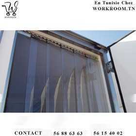 Rideau Lanière Plastique PVC Transparent 200 X 2 MM Rideau Lanière Plastique PVC 200 X 2 MM