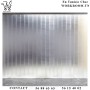 Rideau LANIÈRE PVC BLANC 200 X 2 MM