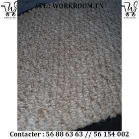 MOQUETTE TEXTILE Bouclé Beige TUNISIE REVETEMENT SOL