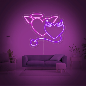 NÉON LED FLEX Devil Angle Enseigne