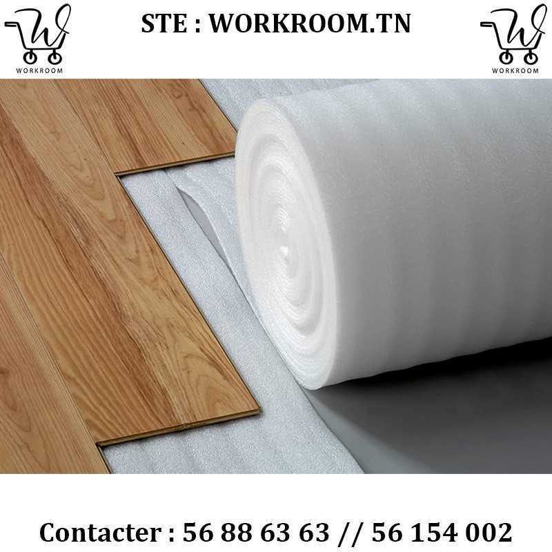Vente de Sous couche Polyéthylène Anti Bruits Pour Parquet en Tunisie PARQUET SANS POSE