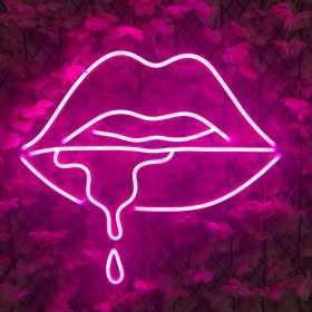 NÉON LED FLEX Dripping Lips Enseigne NÉON LED FLEX Dripping Lips Enseigne