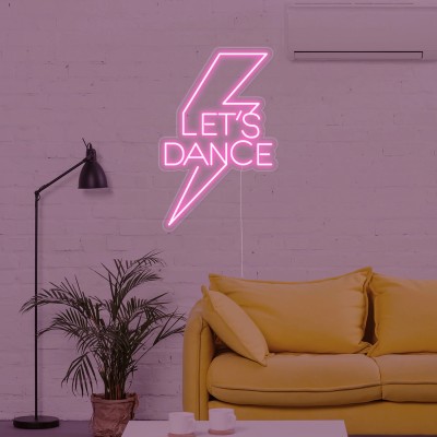 NÉON LED FLEX Lets Dance Enseigne