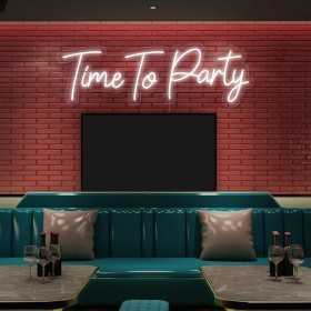 NÉON LED FLEX Time To Party Enseigne NÉON LED FLEX Time To Party Enseigne