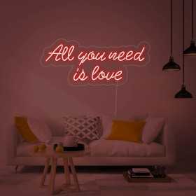 NÉON LED FLEX All You Need is Love Enseigne