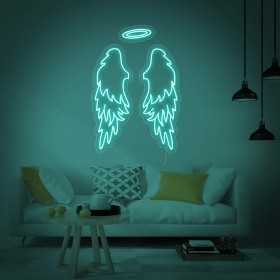 NÉON LED Angel Wings Halo Enseigne