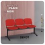 BANQUETTE 3 PLACES ASSISE TISSU OU ASSISE SMART SOCLE NOIR
BANC 3 PLACES ASSISE TISSU OU ASSISE SMART