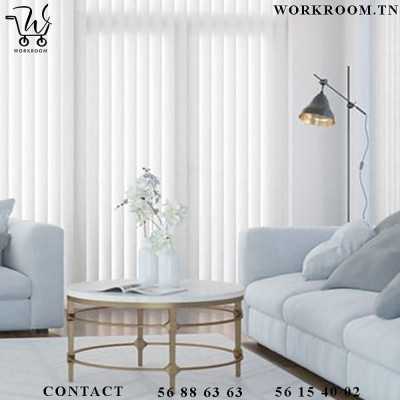 STORE A LAMELLES VERTICALES EN TUNISIE STORE INTERIEUR CALIFORNIEN SUR-MESURE PAS CHER EN TUNISIE