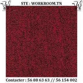 MOQUETTE TEXTILE ROUGE TUNISIE REVETEMENT SOL